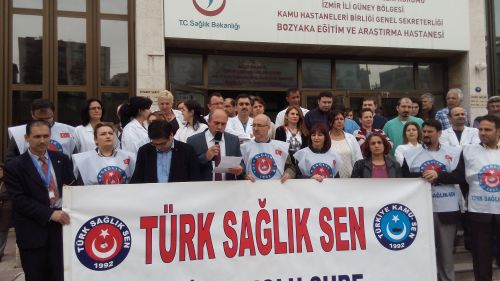 Bozyaka Eğitim Araştırma Hastanesinde Çalışanların Sorunlarını Dile Getirdik